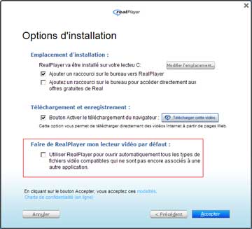 Installation Real Player 1
