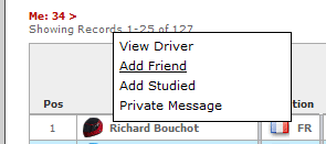 DRIVERS STATS