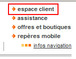 Espace client