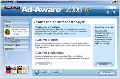 scanner le système avec Ad-Aware
