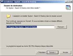 Installation de SpyBot 3