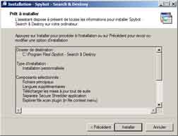 Installation de SpyBot