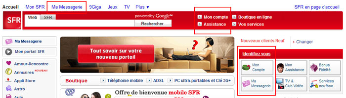 Espace Client SFR Neufbox