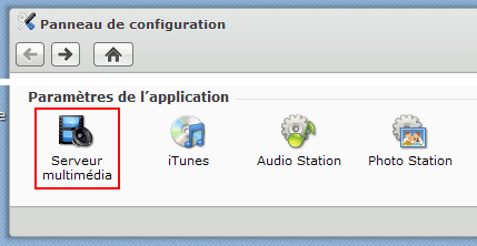 DSM 3 = Paramètres de l'application