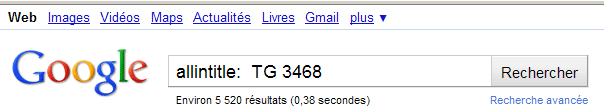 Recherche Google