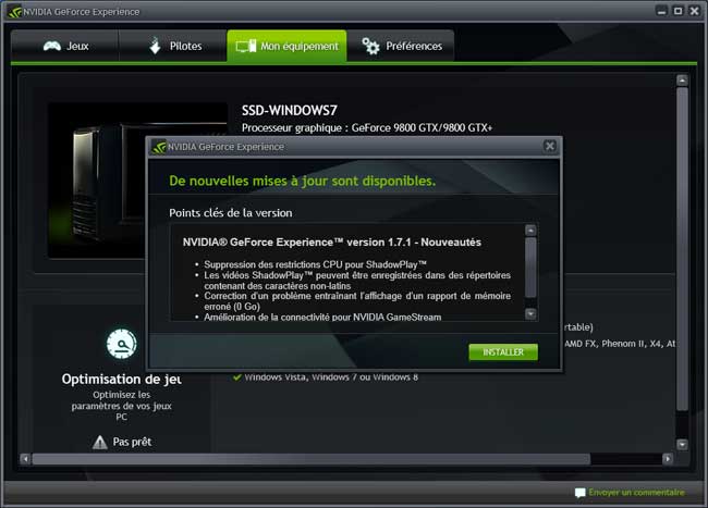 NVIDIA GeForce Experience