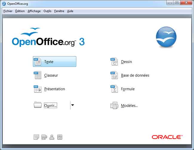 OpenOffice ouverture