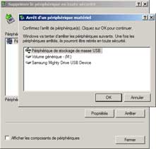 Retirer le périphérique