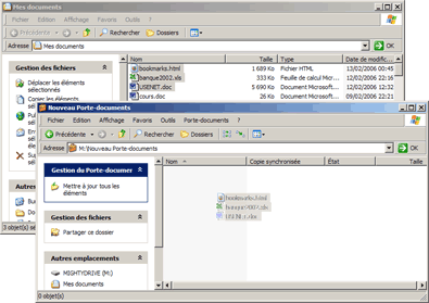 Sauvegarder les documents