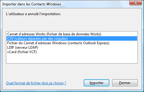 Import Windows Vista Contacts To Outlook
