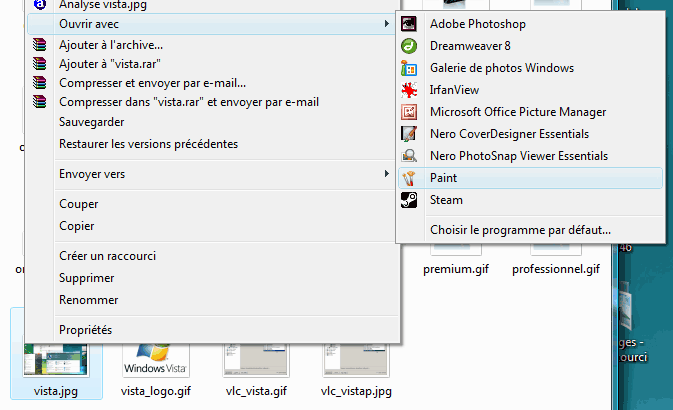 comment ouvrir un fichier gif avec windows 7