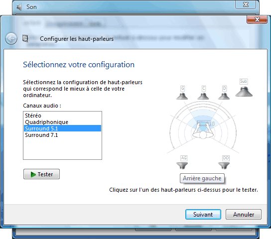 Pilote Carte Son Windows Vista