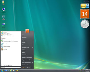 Le Bureau sous Windows Vista