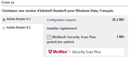 Mise à jour à décocher
