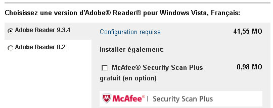 Mise à jour à décocher