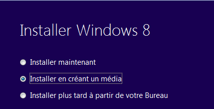 Installation de Windows 8 téléchargé
