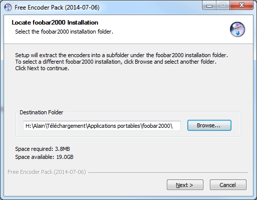 Foobar2000 - Install FLAC