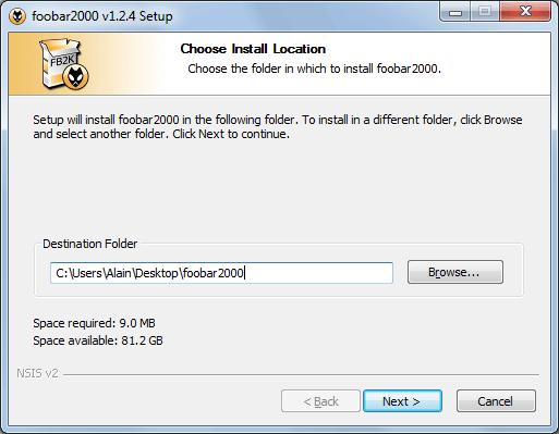 Foobar2000 Installation