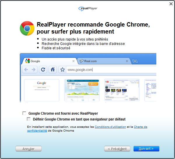 Installation Real Player 1