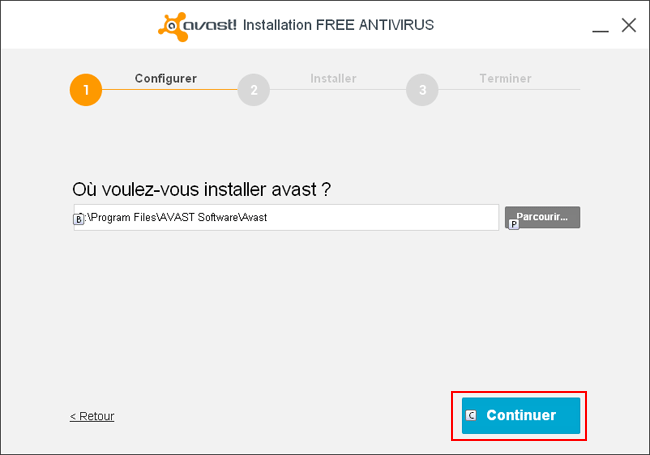 Installation Avast 8