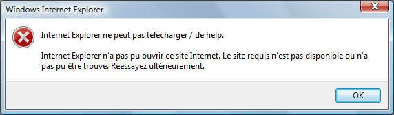 Problème avec Windows Vista