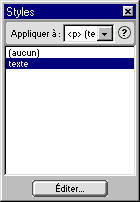 Fenêtre Styles