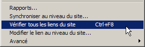 Vérifier tous les liens du site