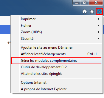 Internet Explorer 10 : Gérer les modules complémentaires