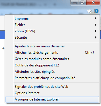 Internet Explorer : paramètres
