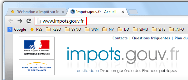 Site Impots.gouv.fr