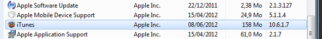 iTunes - Dossiers