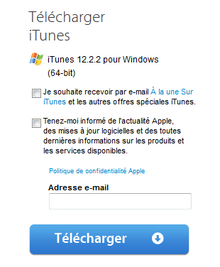 iTunes - Téléchargement