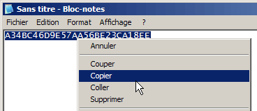 Clé WEP de la Livebox
