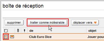 Traiter comme indésirable