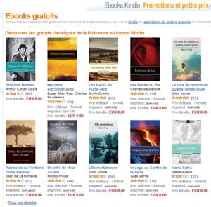 Amazon : Ebooks gratuits