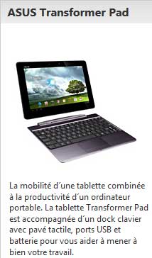 Asus Transformer Pad