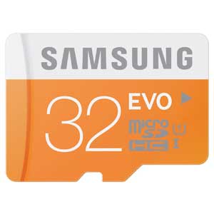 Carte mémoire micro SDHC Samsung EVO