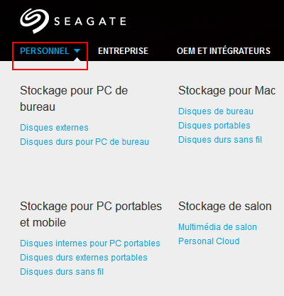 Seagate - Stockage