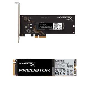 Kingston HyperX Predator 480 Go M.2 et HHHL