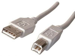 USB A et B (source : composants-pc.com)