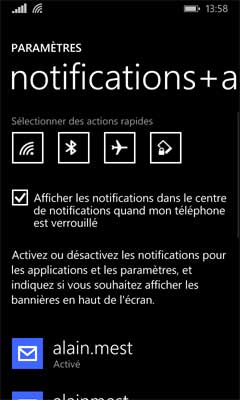 Windows Phone : Notifications