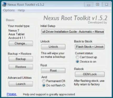 Nexus Root Toolkit 1.5.2