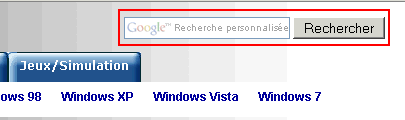Recherche avec Google