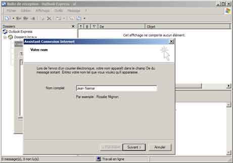Outlook Express : votre nom