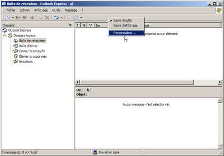 Outlook Express : Propriétés