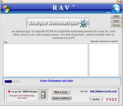 RAV : Nettoyer les lecteurs amovibles