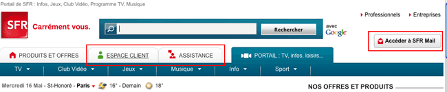 Espace Client SFR Neufbox