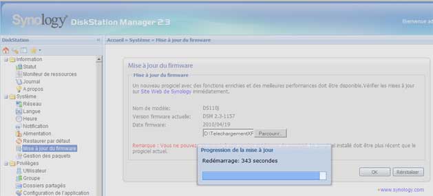 Mise à jour DSM 3 - 3