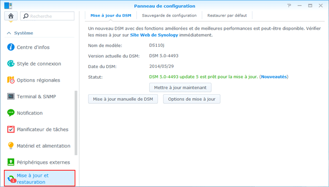 DSM5 - Mise à jour
