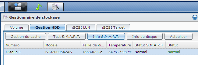 Infos S.M.A.R.T